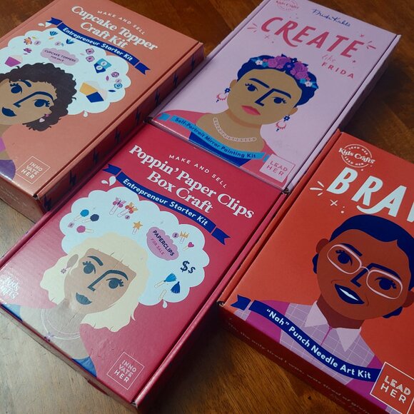 Kids Crafts ~ Set of 4 Educational, Creative and Fun Craft Sets ~ All NIB - Picture 2 of 7